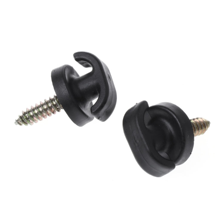 2 PCS Universal Car Trunk Original Hook Flat Type Vertical Luggage Net Hook Link, Luggage Net Hook Link