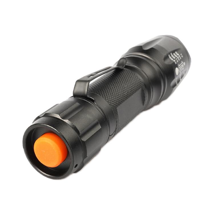 T02 Pen Clip Mini Flashlight T6 Telescopic Zoom Led Flashlight Outdoor Waterproof Long Shot Glare Flashlight, T02 Pen Clip