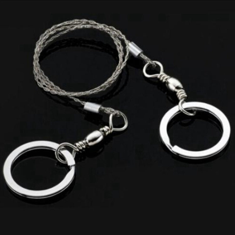 Portable Stainless Steel Wire Outdoor Survival Self Defense Chainsaws Hand Saw Fret Tool, Hand Saw (Silver)