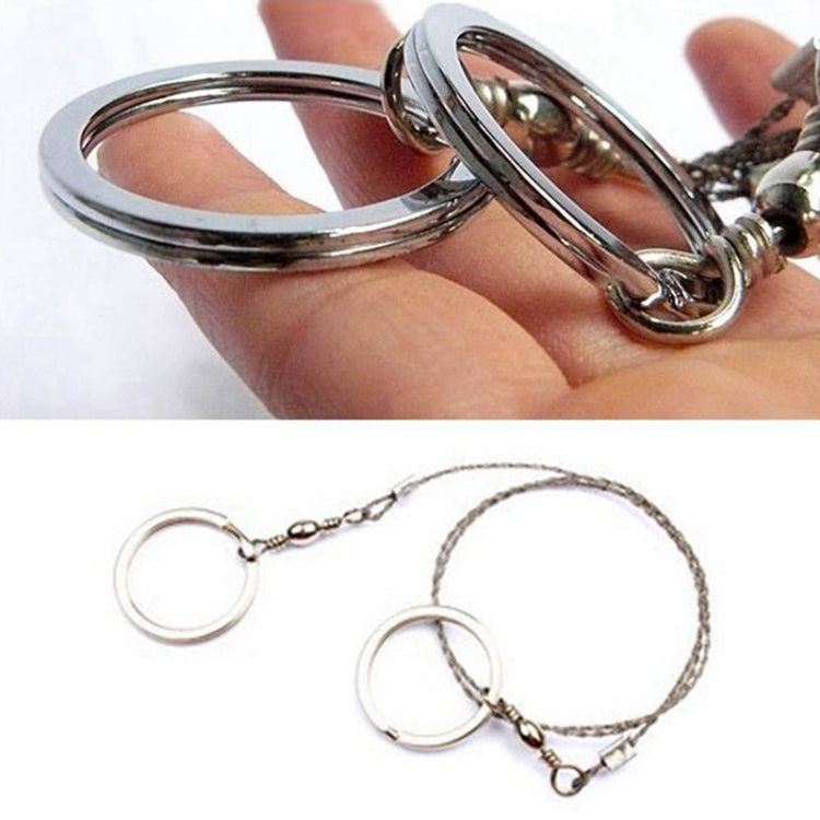 Portable Stainless Steel Wire Outdoor Survival Self Defense Chainsaws Hand Saw Fret Tool, Hand Saw (Silver)