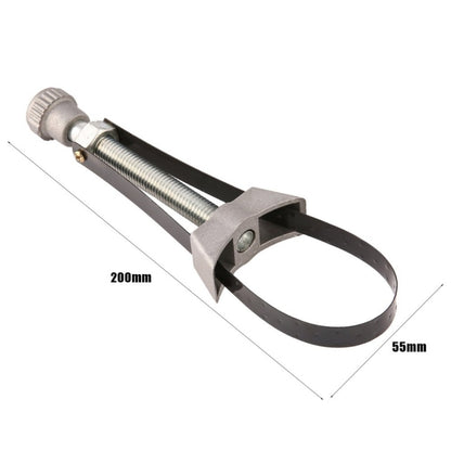 Car Auto Oil Filter Removal Tool Strap Wrench Diameter Adjustable 60mm To 120mm, 60-120mm