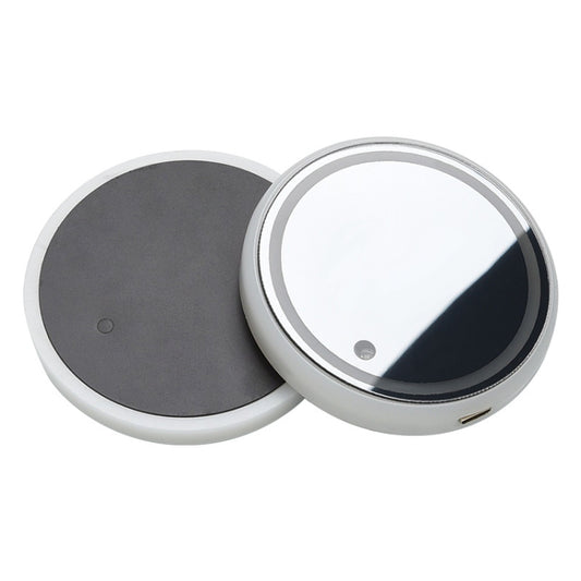 Conjunto de 2 porta-copos luminosos LED para automóvel, com carregamento USB e função antiderrapante.