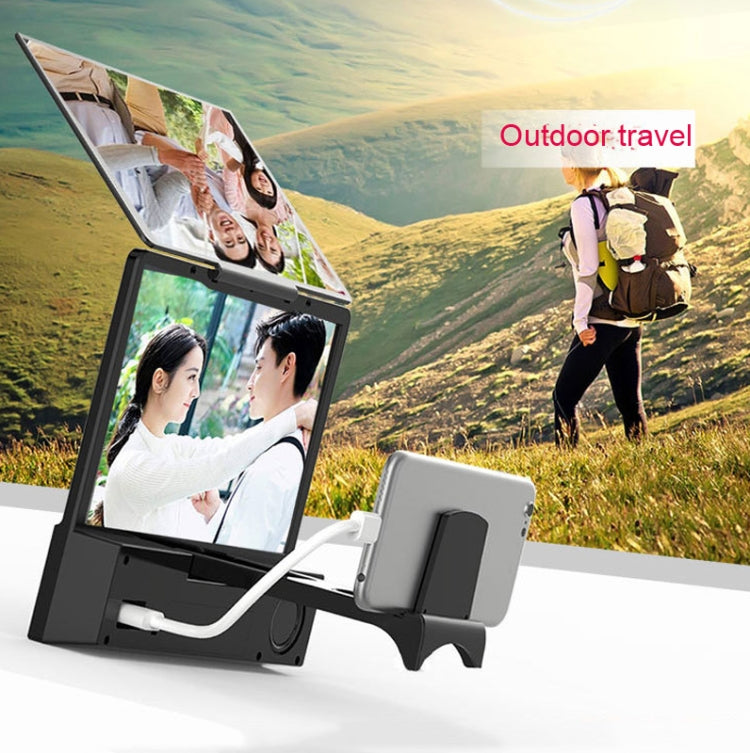 Amplificador de pantalla para teléfono móvil L8 de 8,5 pulgadas con altavoz subwoofer Bluetooth.