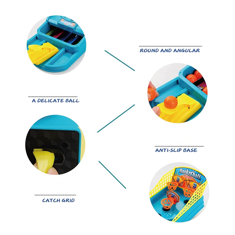 Mini juego de baloncesto de escritorio, máquina de lanzamiento con eyección de dedos, juguetes interactivos para niños, padres e hijos, mini baloncesto de escritorio