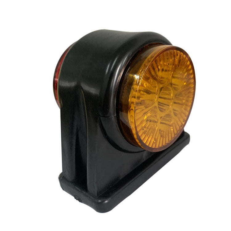 12/24V 2000-4000K 14 LEDs Truck Two-Color Side Light Trailer Side Tail Light, 14 LEDs