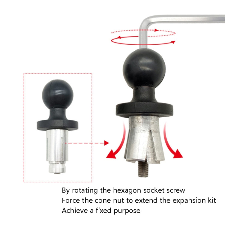 N-P090 Hollow Ball Head Loading Mobile Phone Bracket Handlebar Holder, N-P090