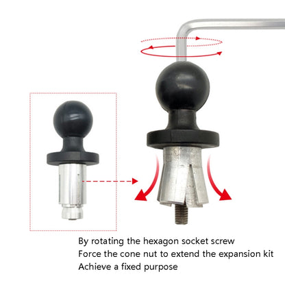 N-P090 Hollow Ball Head Loading Mobile Phone Bracket Handlebar Holder, N-P090