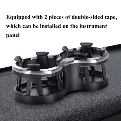 SHUNWEI SD-1038 Car Dual-Hole Water Cup Holder Cola Vacuum Flask Holder One For Two Beverage Holders, SD-1038