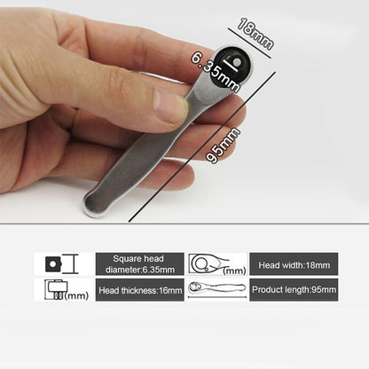 Portable Mini Single-Ended Torque Rachet Wrench Spanner Hand Repair Tools, Single-Ended Wrench