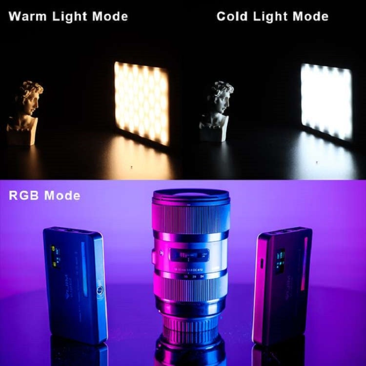 Ulanzi VL120 RGB Full Color RGB SLR Camera Photography Live Photo Video Small Light, VL120 RGB