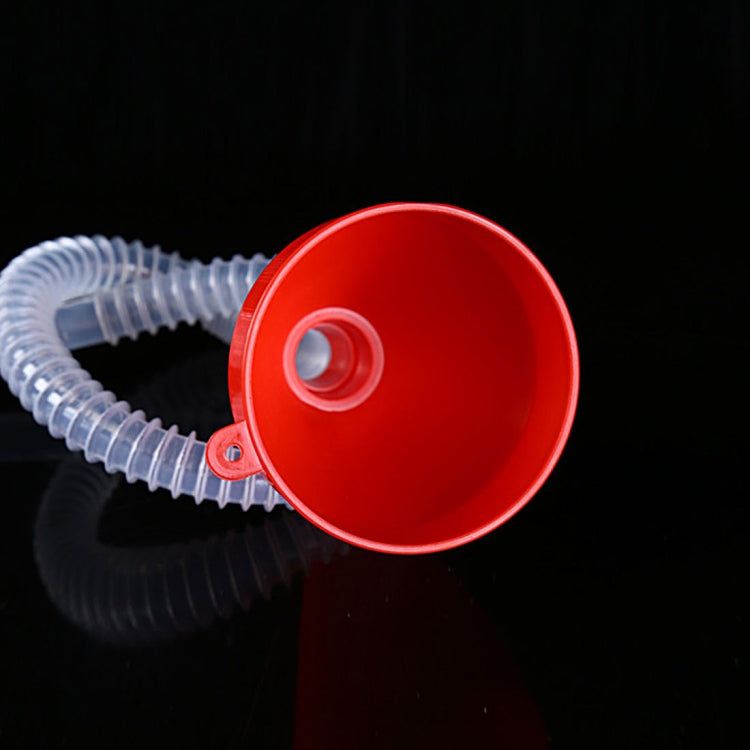 Pour Oil Tool  Car Motorcycle Truck Vehicle Plastic Filling Funnel with Soft Pipe, Pour Oil Tool