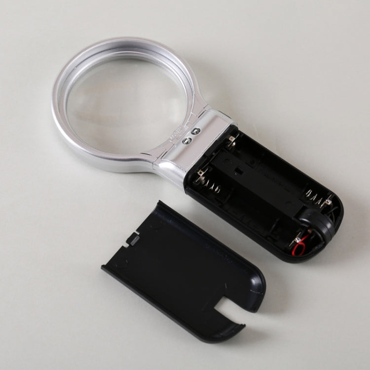 Th7006 Multi-Function Folding Magnifying Mirror With LED Lamp Hold Bracket Two-Purpose Reading Repair Acrylic 3 Times Magnifier, Th7006