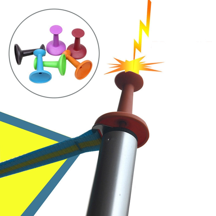 Funda de goma para toldo de exterior, accesorio para toldo de tienda de campaña, tapa protectora de plástico, color aleatorio.