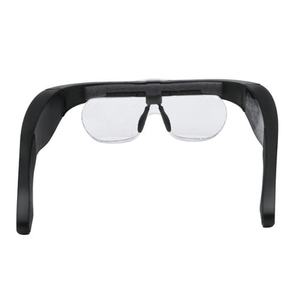 11537DC 1.5X / 2.5X / 3.5X / 5X Rechargeable LED Light Glasses Magnifier, 11537DC