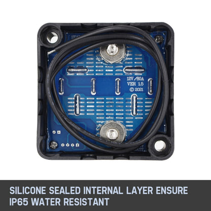 12V 140A Route Yacht Off-Road Car Beach Car Double Battery System Voltage Sensitive Relay, 12V 140A