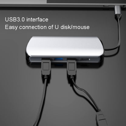 Type-C Extension Dock 8 In 1 Laptop Converter USB HUB Hub, USB HUB