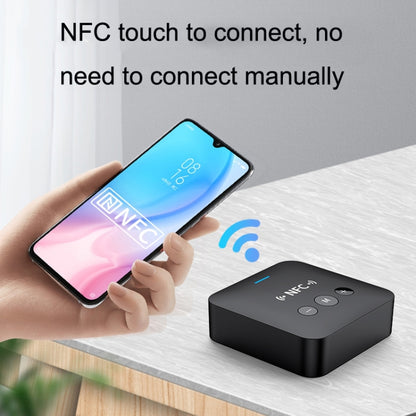 Receptor Transmissor NFC Bluetooth AFK-A10 com Entrada AUX para Coluna de Carro