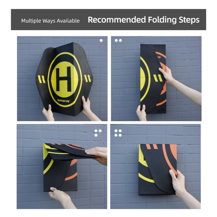 Helipuerto de cuero plegable de doble cara universal Sunnylife Drone, tamaño: 55 x 50 cm, TJP08