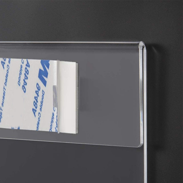 2 PCS 4x6 Inch Wall Mounted Acrylic Signage Bracket Wall Photo Frame, Wall Photo Frame
