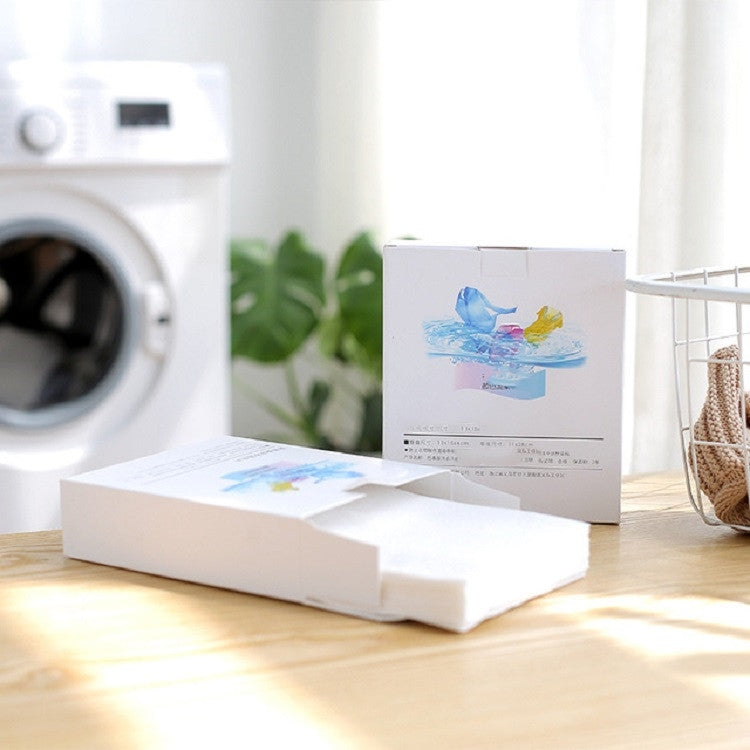 120 unidades / 5 caixas de película absorvente anti-desvanecimento para roupa, ideal para evitar que as cores se misturem.