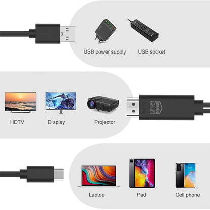 Cable HDTV UC505 USB-C/Tipo C 4K 30 Hz, UC505