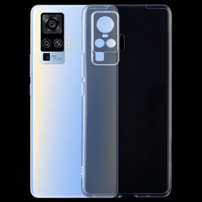 For Vivo X50 Pro 0.75mm Ultra-Thin Transparent TPU Protective Case, For Vivo X50 Pro