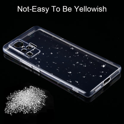 For Vivo X50 Pro 0.75mm Ultra-Thin Transparent TPU Protective Case, For Vivo X50 Pro