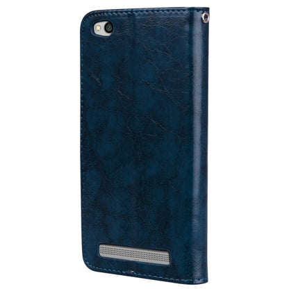 For Xiaomi  Redmi 5A Business Style Oil Wax Texture Horizontal Flip Leather Case with Holder & Card Slots & Wallet & Lanyard, For Xiaomi Redmi 5A