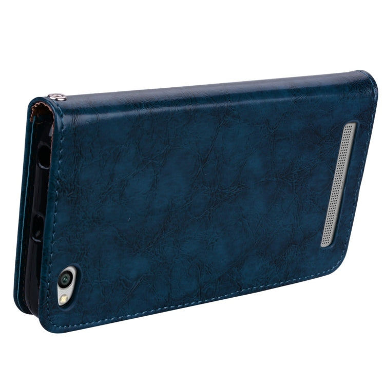 For Xiaomi  Redmi 5A Business Style Oil Wax Texture Horizontal Flip Leather Case with Holder & Card Slots & Wallet & Lanyard, For Xiaomi Redmi 5A