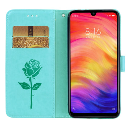 Rose Embossed Horizontal Flip PU Leather Case for Xiaomi Redmi Note 7, with Holder & Card Slots & Wallet, For Xiaomi Redmi Note 7