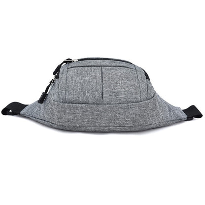 Riñonera deportiva impermeable con bolsillos casuales y multifunción de color puro