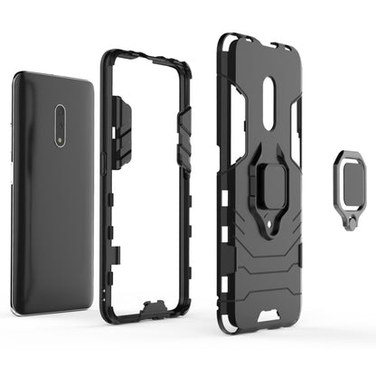 Funda protectora de PC + TPU a prueba de golpes para OPPO K3/Realme X, con soporte de anillo magnético.