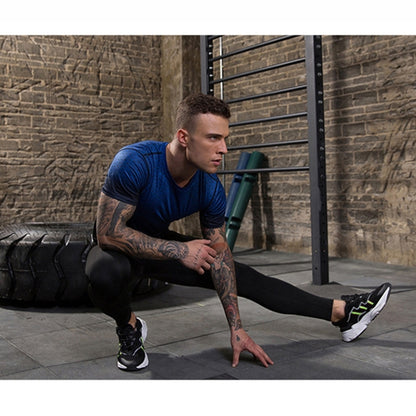 Camouflage Pocket Training Running Fast Dry High Elastic Sports Casual Tights (Color:Black Camouflage Green Size:S), S, M, L, XL, XXL