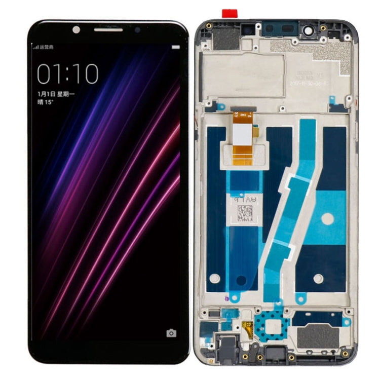 Pantalla LCD y digitalizador completo para OPPO A1, con marco, para OPPO A1