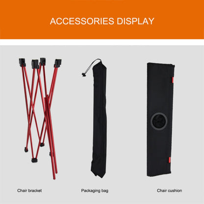 Mesa plegable portátil y ligera para acampar al aire libre, de tela Oxford, de aluminio de aviación, para picnic y barbacoa (roja)