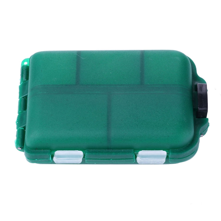 HENGJIA qt061-1 Ten Grid Clamshell Fishing Gear Storage Fishing Tackle Box, qt061-1
